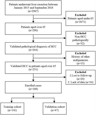 Development and validation of nomogram to predict overall survival and disease-free survival after surgical resection in elderly patients with hepatocellular carcinoma